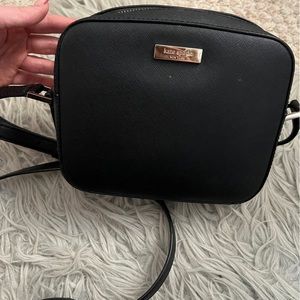 Black Kate Spade Crossbody Camera Bag